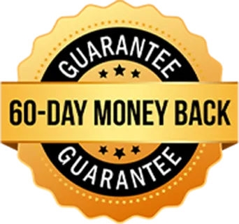 60-day money-back guarantee badge